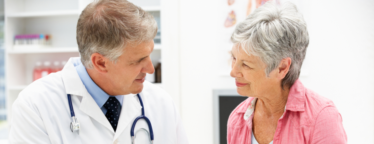 Doctor with Senior Female Patient